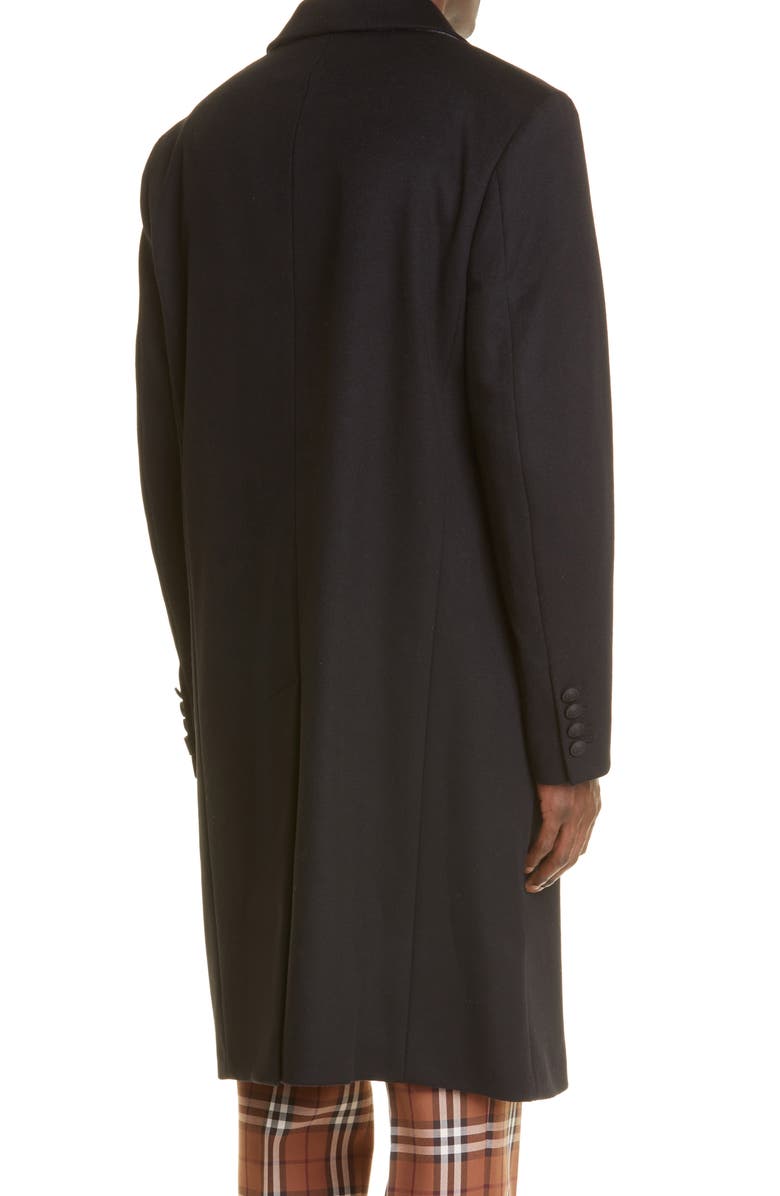 Burberry Hawkhurst TB Button Virgin Wool & Cashmere Coat, Alternate, color, 