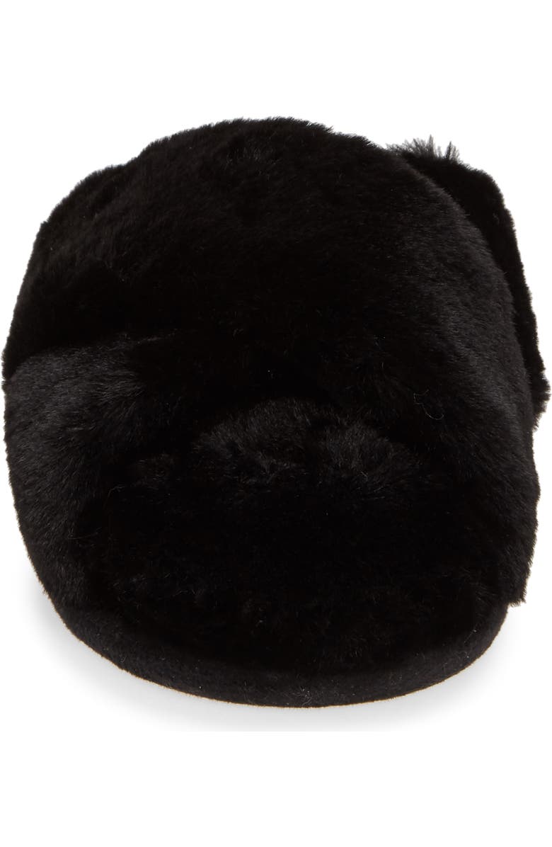 BP. Sophie Criss Cross Plush Bedroom Slipper, Alternate, color,