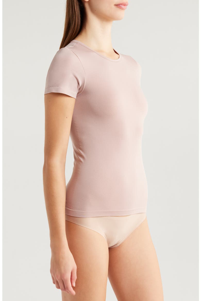 Seamless Layering Tee, Alternate, color, PINK FAWN
