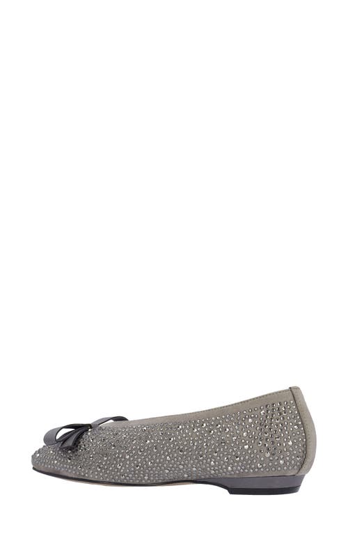 J. Reneé Fentan Ballet Flat In Gray