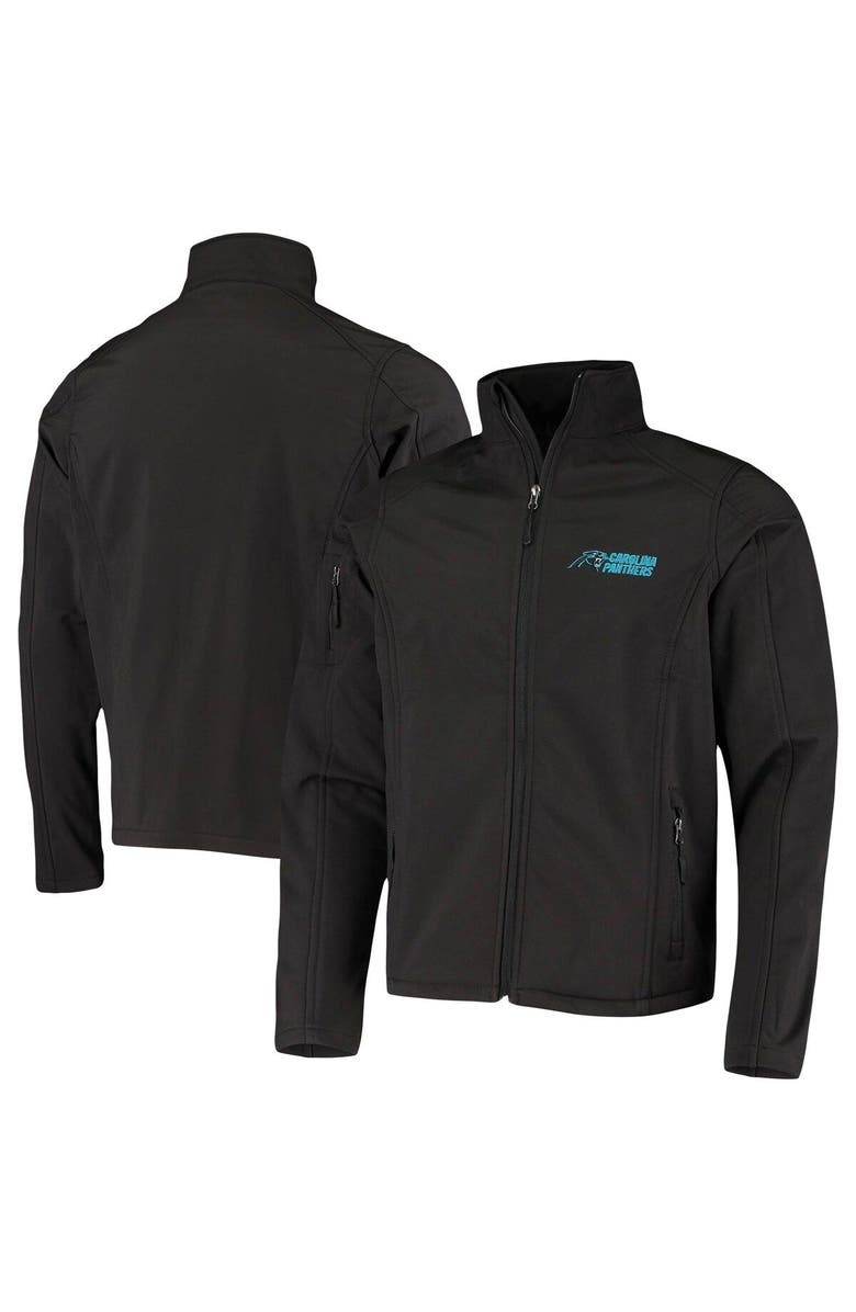 DUNBROOKE Men's Dunbrooke Black Carolina Panthers Sonoma Softshell Full-Zip Jacket, Alternate, color, Black