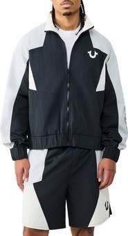 True Religion Colorblock Nylon Track Jacket