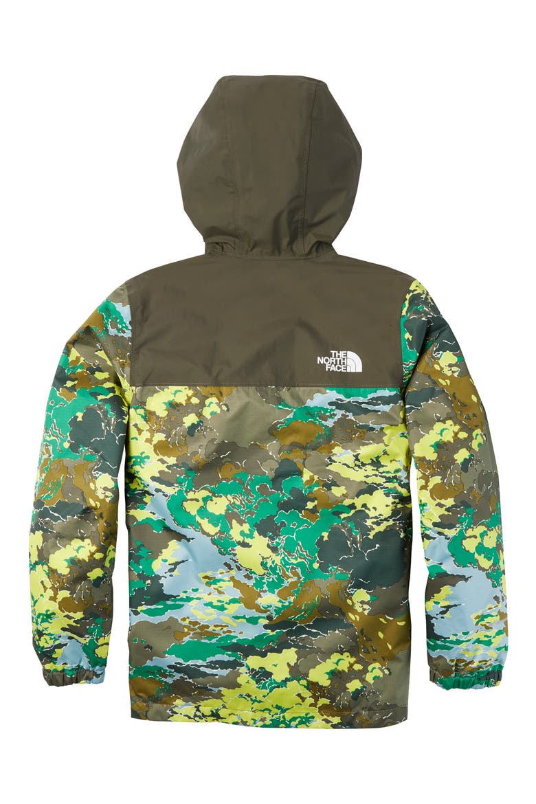 Kids' Resolve Reflective Camo Print Jacket, Alternate, color, GREEN CLOUD CAMO