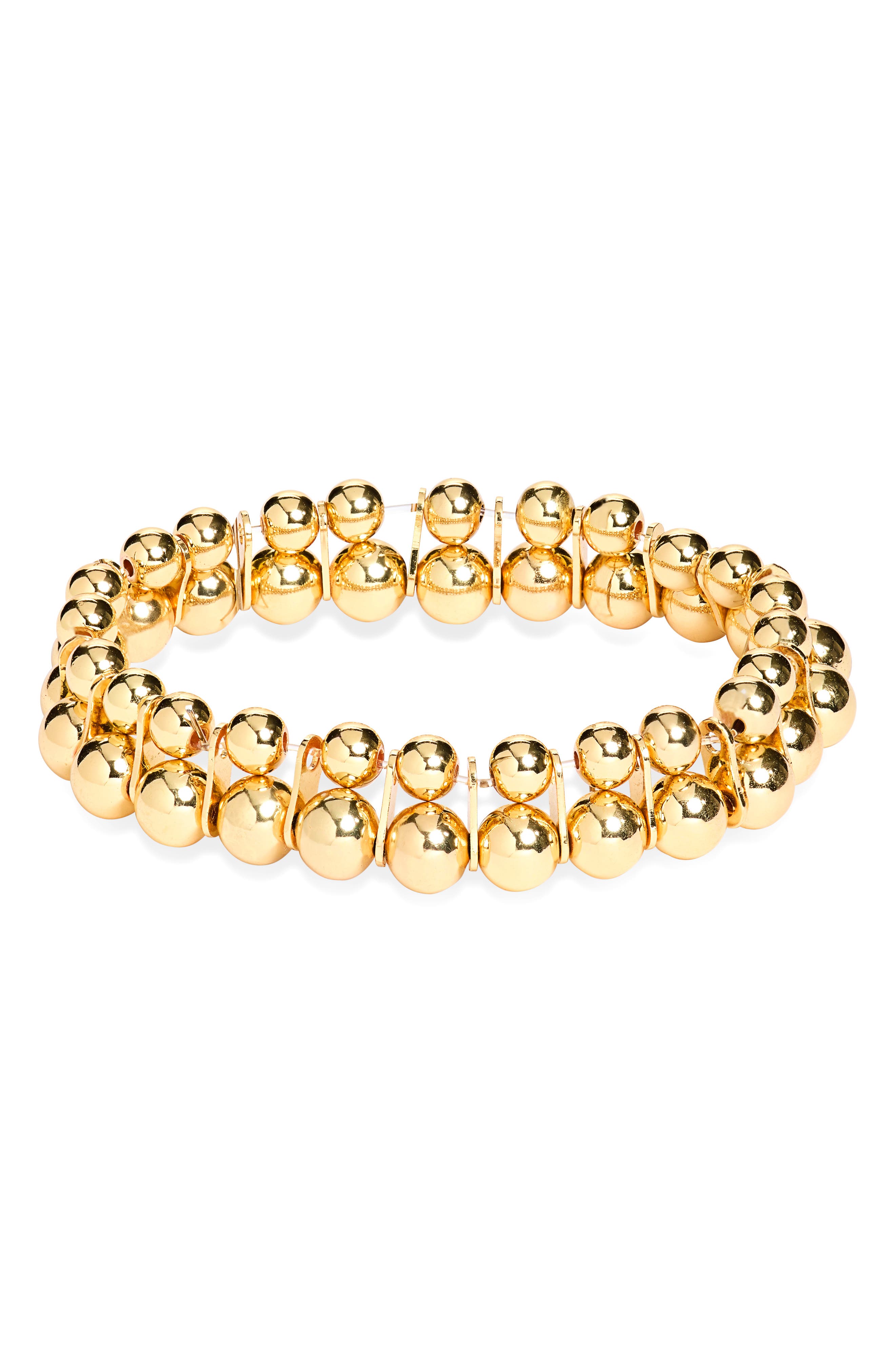 BaubleBar Pisa Double Ball Stretch Bracelet