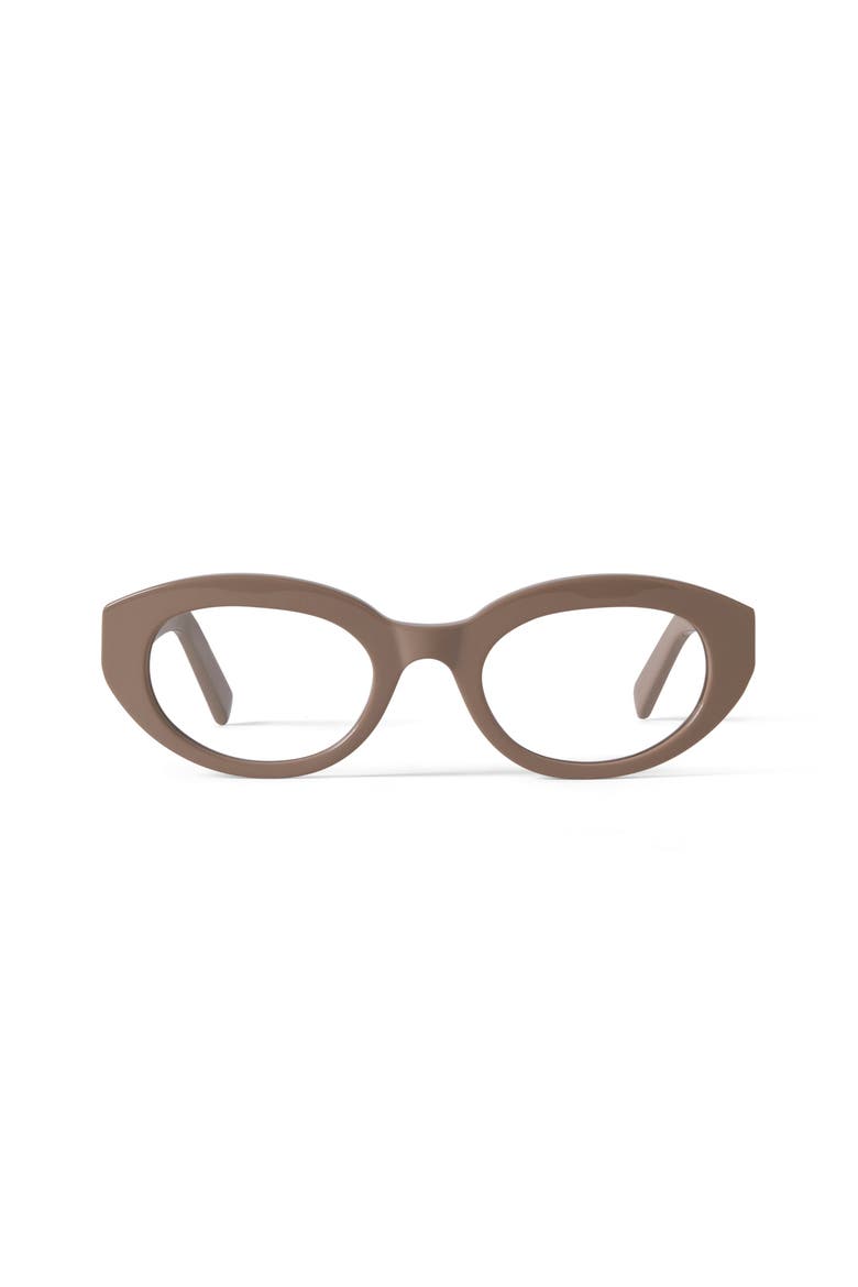 Monroe Blue Light Glasses, Main, color, Brown / Grey