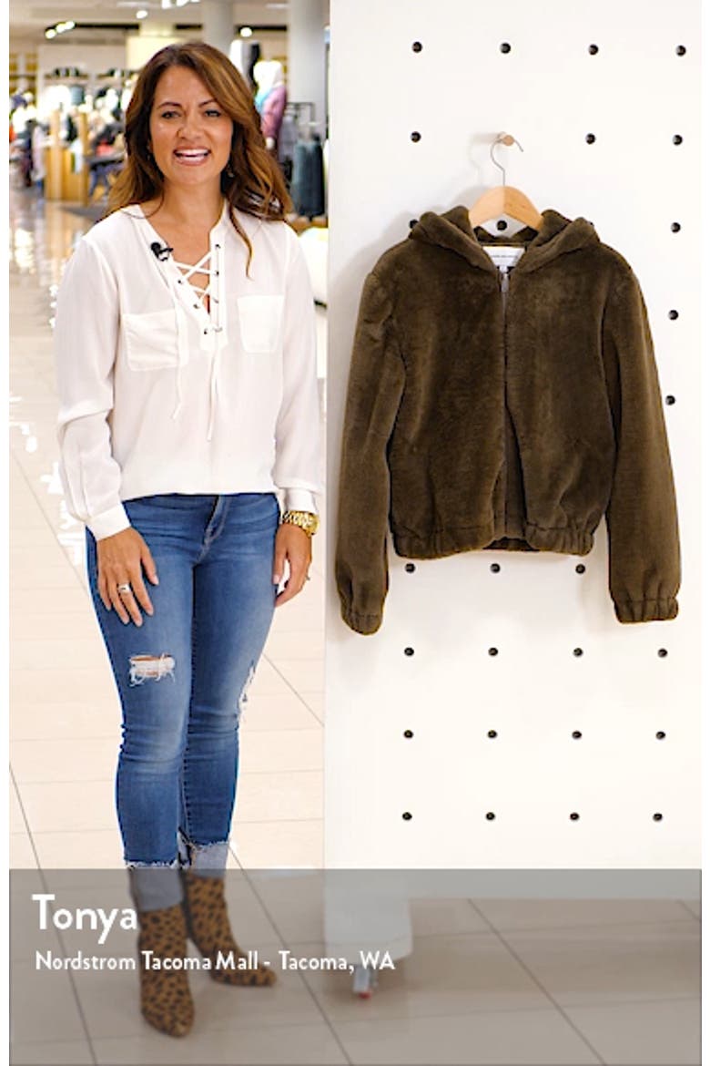 Breda Faux Fur Hooded Jacket video