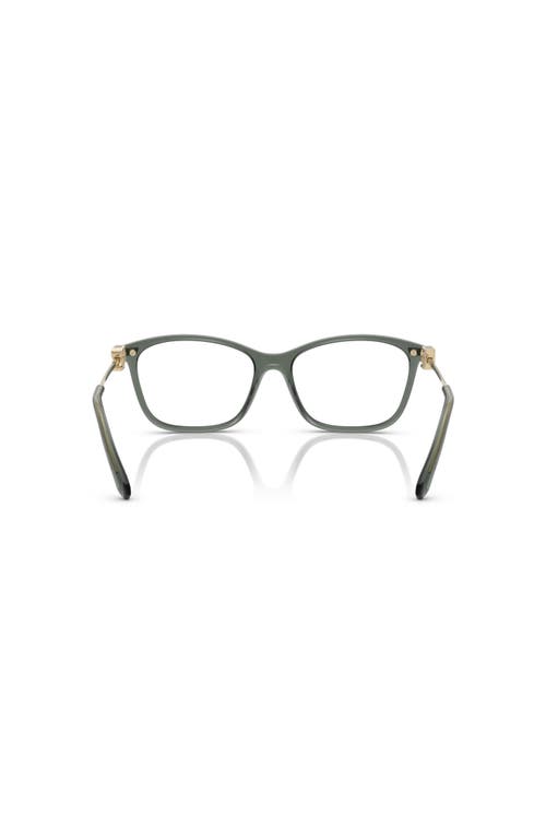 Ralph Lauren 55mm Butterfly Optical Glasses In Metallic