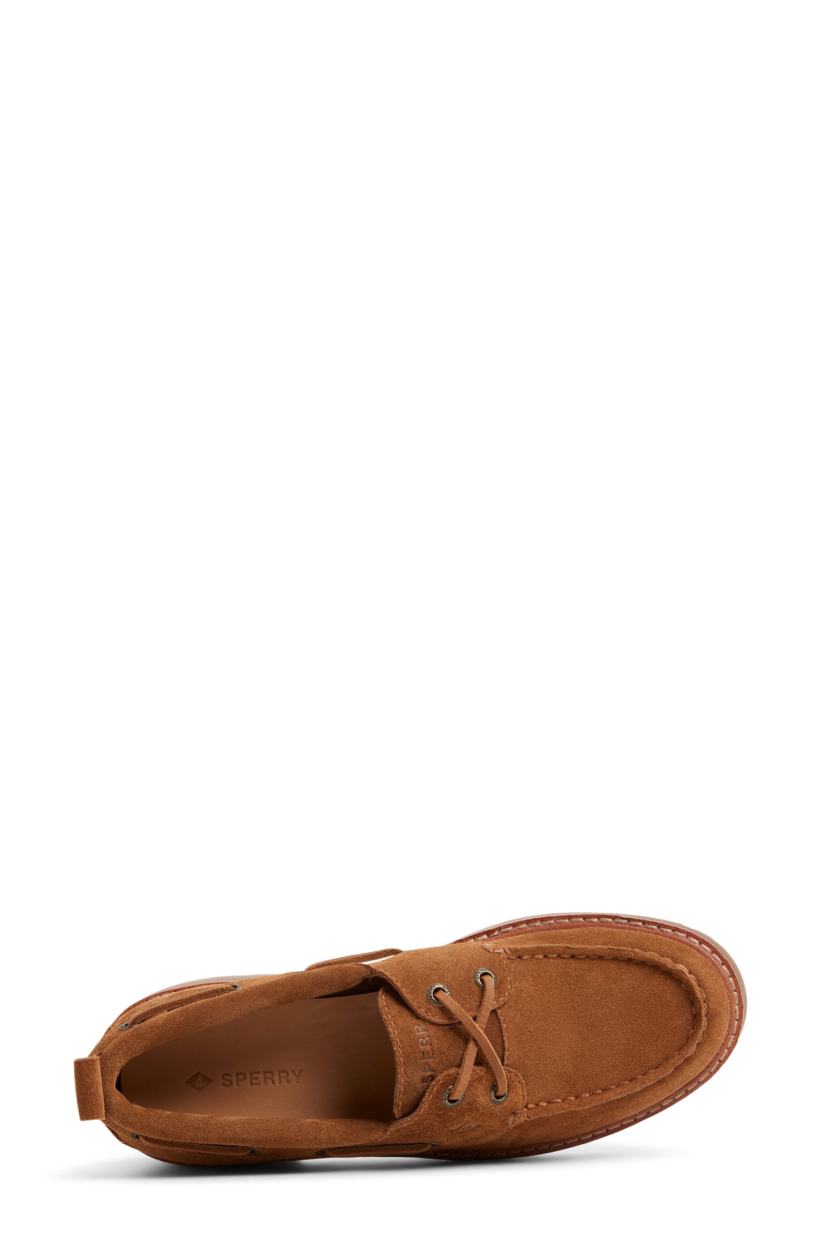 Authentic Original 2-Eye Lug Boat Shoe, Alternate, color, TAN