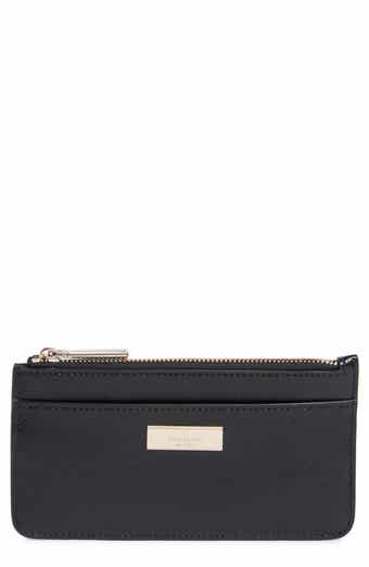 Kate Spade New York kenzie leather top zip wallet
