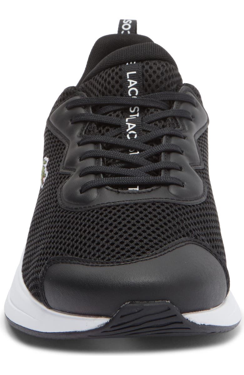 Lacoste Neo Run Base Sneaker, Alternate, color, Black/ White