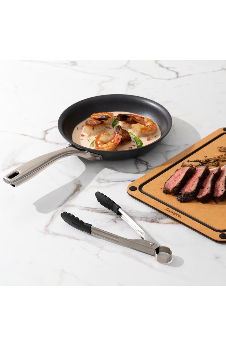 CUISIPRO Silicone Mini Tongs, Alternate, color, Black