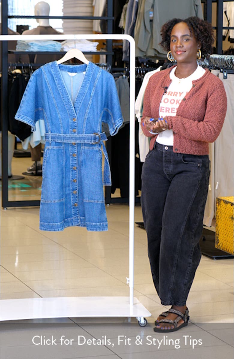 Camille Denim Minidress, sales video thumbnail