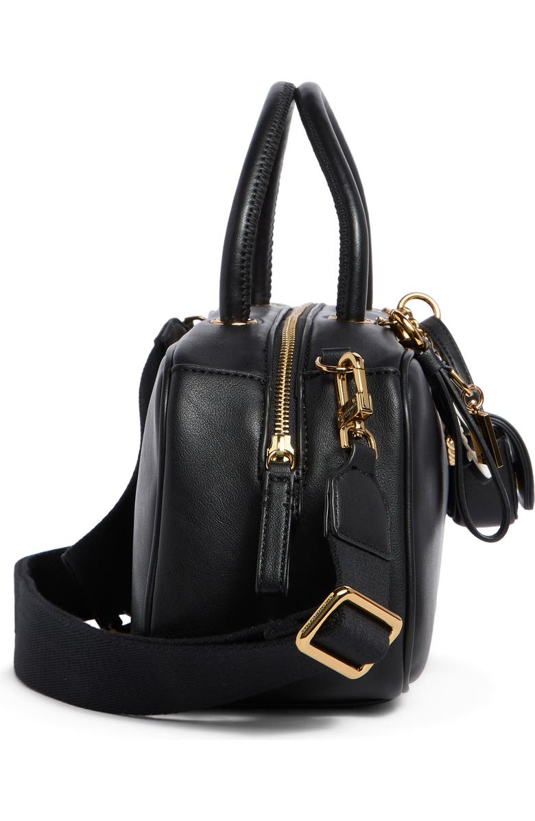 KARL LAGERFELD PARIS Zaylia Satchel Bag, Alternate, color, Black/ Gold