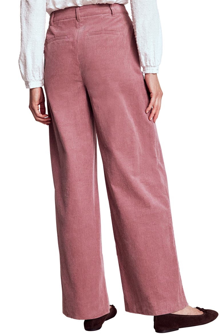 Belgravia Straight Leg Corduroy Pants, Alternate, color, PINK HEATHER