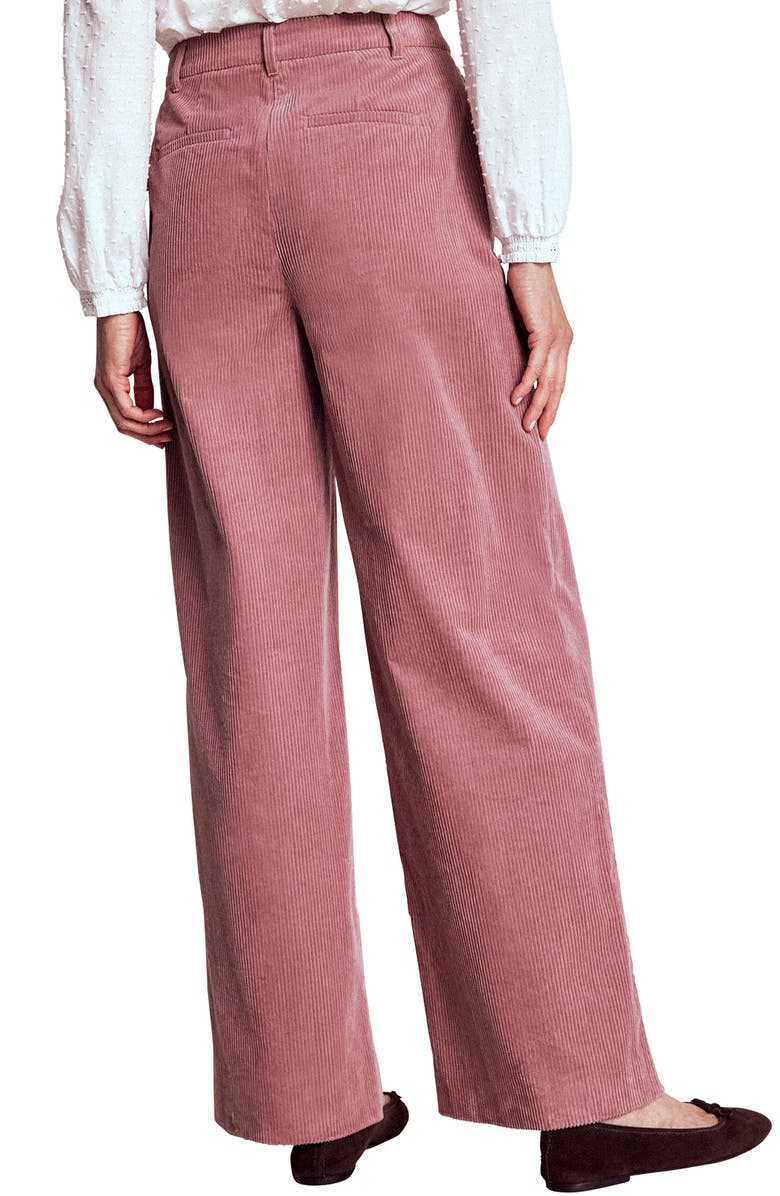 Boden Belgravia Straight Leg Corduroy Pants, Alternate, color, Pink Heather
