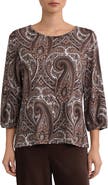 Jones New York Puff Cuff Knit Top