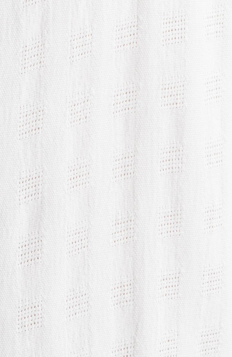 Wax London Didicot Open Weave Cotton Camp Shirt, Alternate, color, Ecru