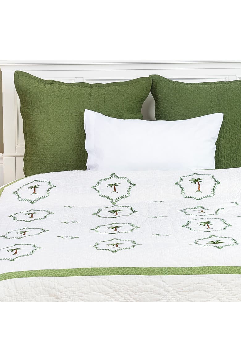 Matinique Full/Queen Quilt, Alternate, color, White