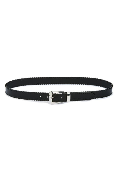 Benny Whipstitch Leather Belt