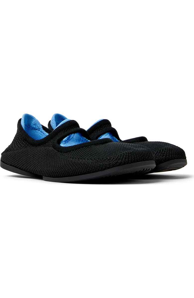 Camper Right Niko Mary Jane Flat, Main, color, Black