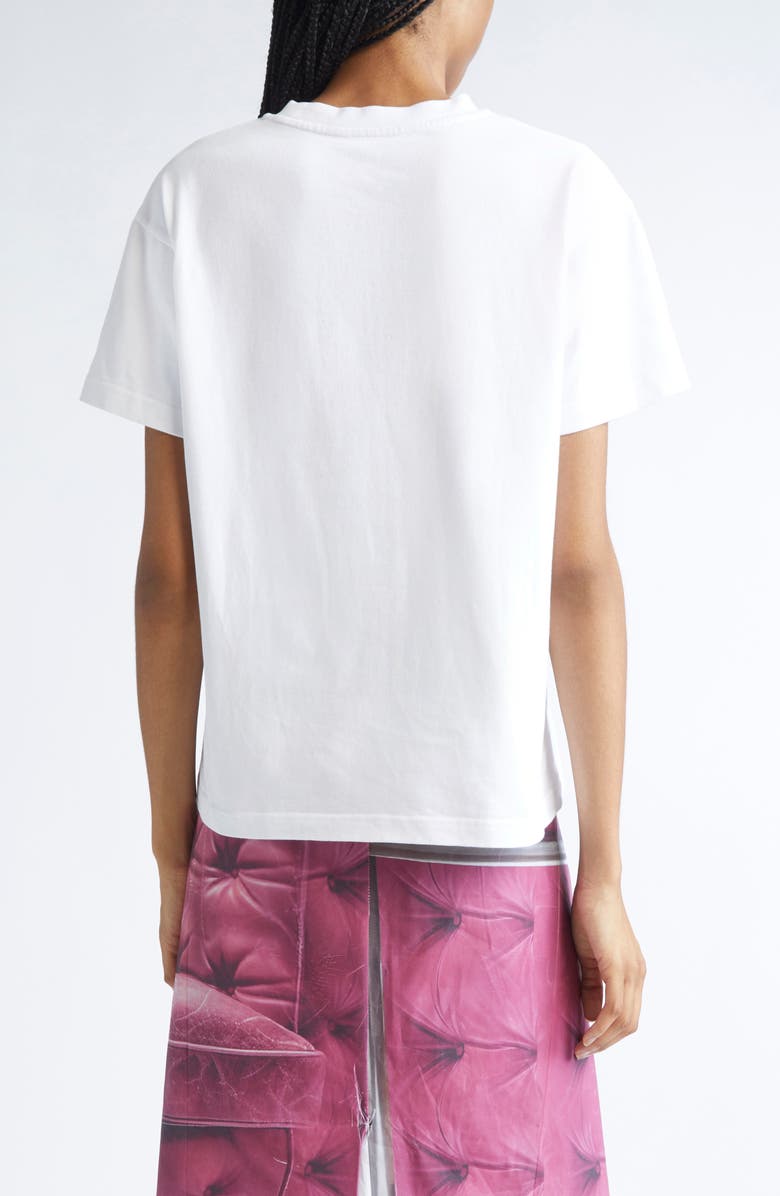 JULIE KEGELS Jony Cotton T-Shirt, Alternate, color, White