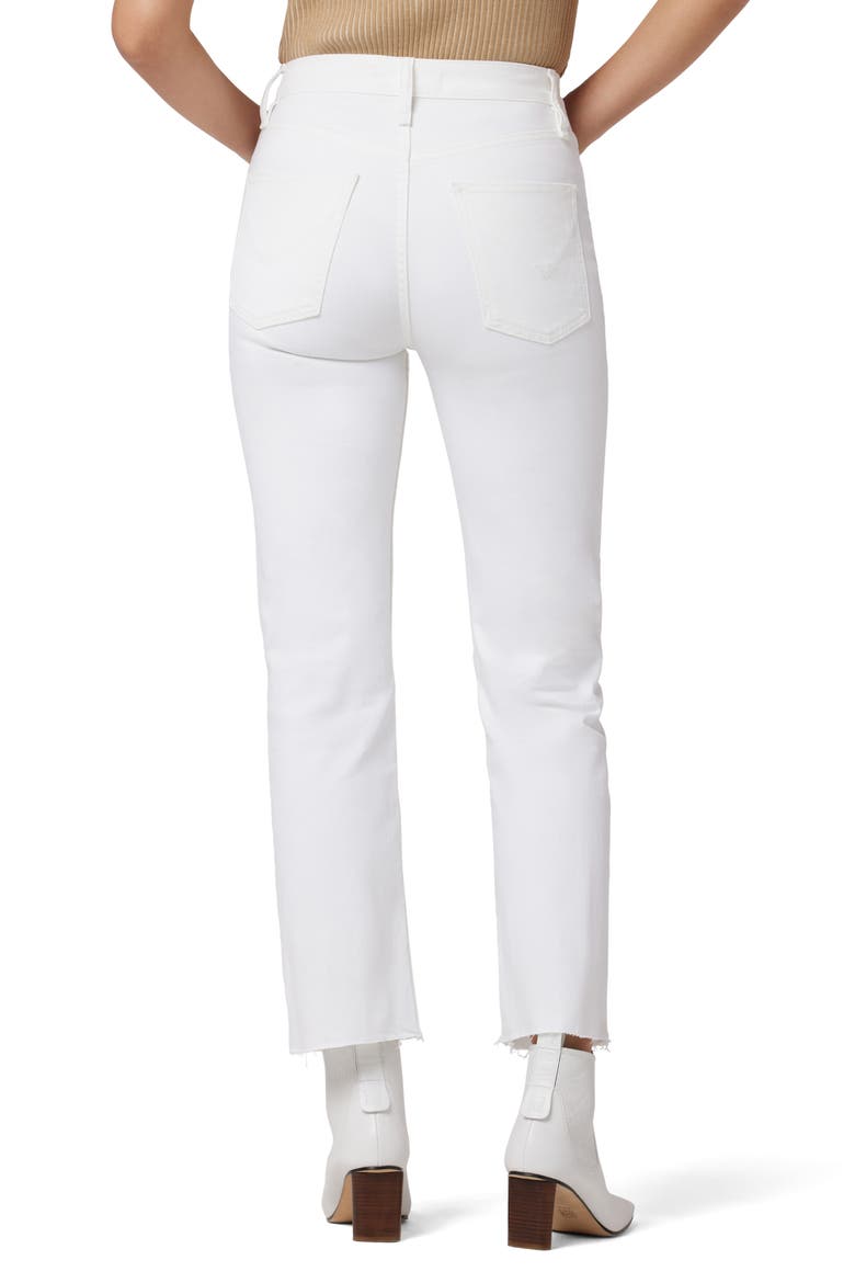 Remi Hi Rise Straight Ankle, Alternate, color, WHITE