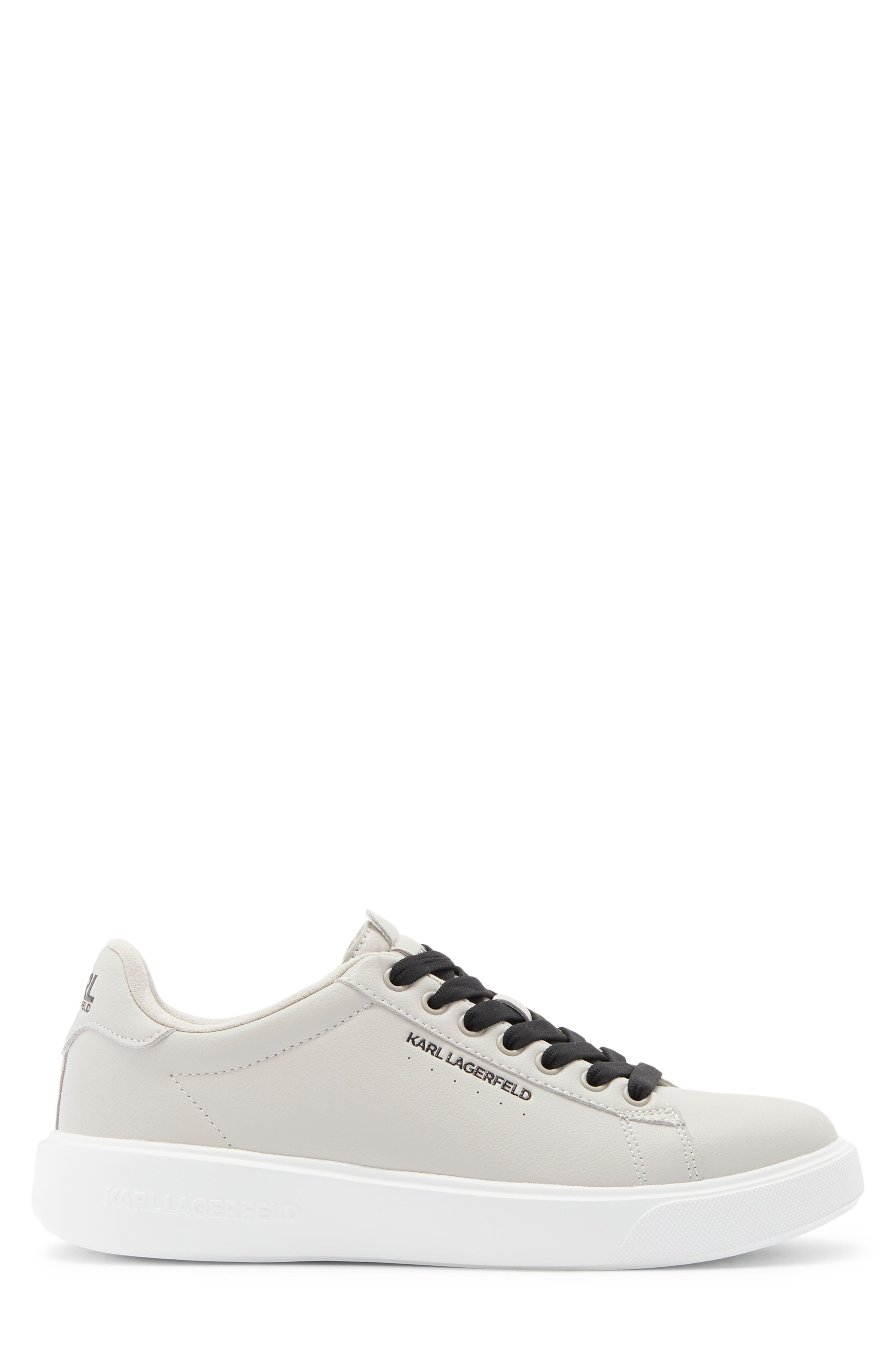 KARL LAGERFELD PARIS Plain Toe Sneaker, Alternate, color, Cement