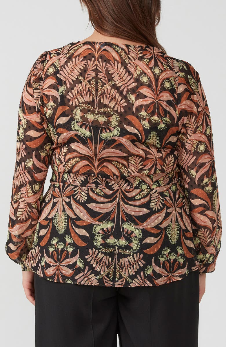 Estelle Thalia Blooms Wrap Top, Alternate, color, Print