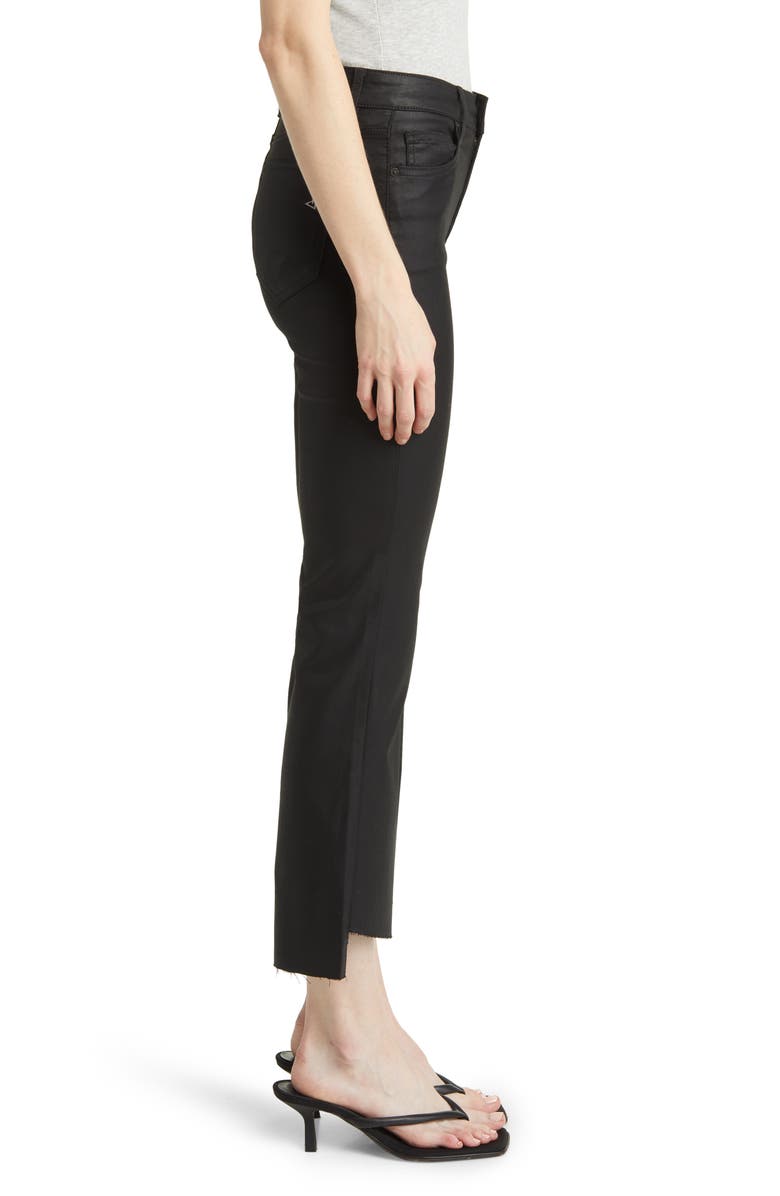 HIDDEN JEANS Coated Step Hem Bootcut Jeans, Alternate, color, 