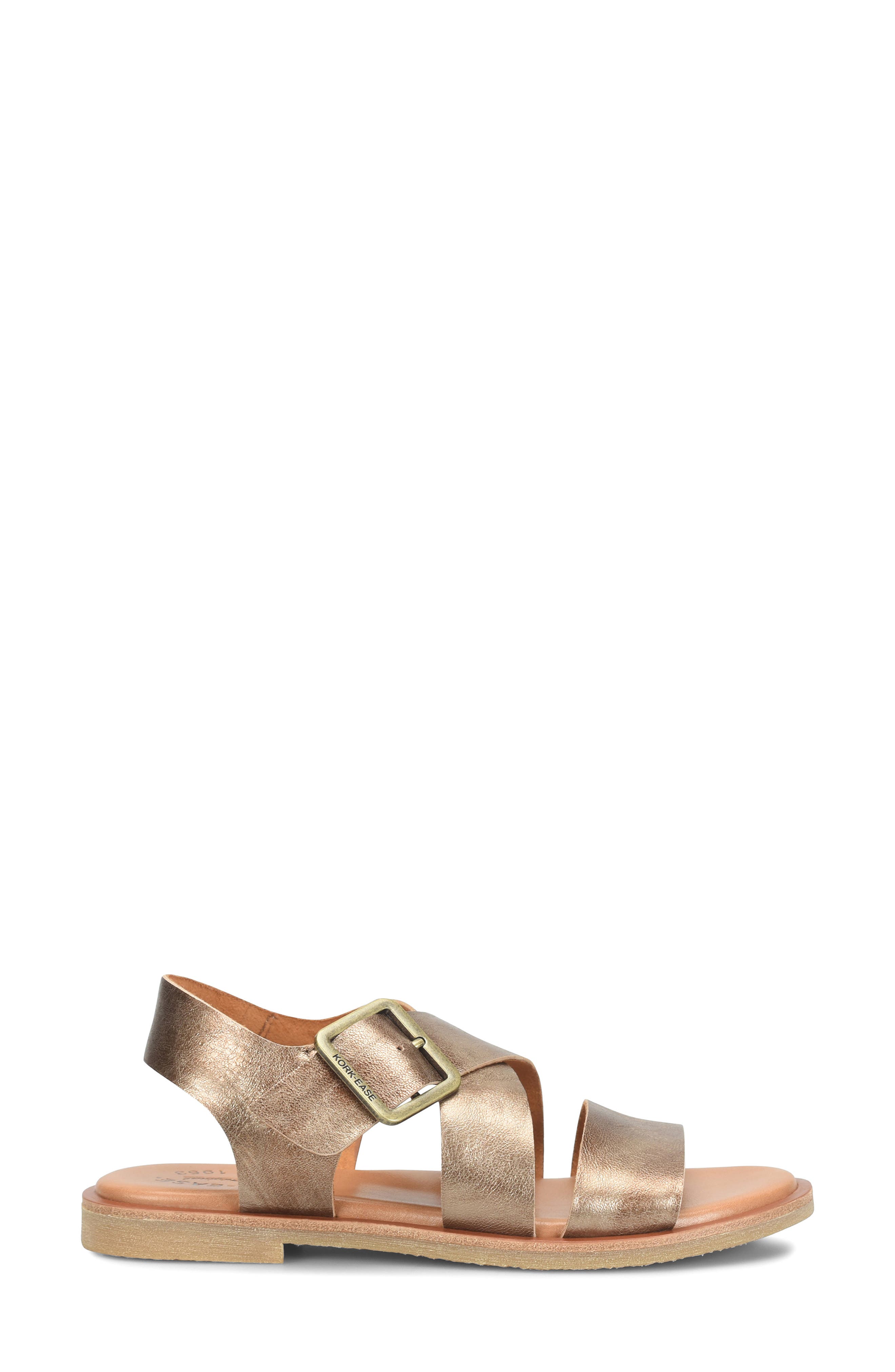 Kork-Ease<sup>®</sup> Dara Ankle Strap Sandal, Alternate, color, Bronze Metallic