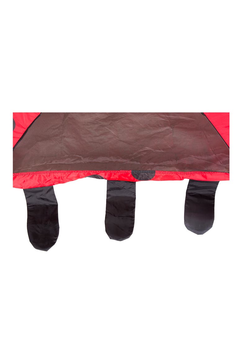 Ladybug Play Tent with Tunnel, Alternate, color, RED BLACK