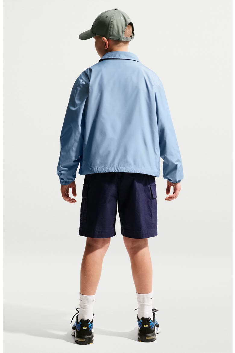 Kids' Club Water Repellent Jacket, Alternate, color, WORK BLUE/ WHITE
