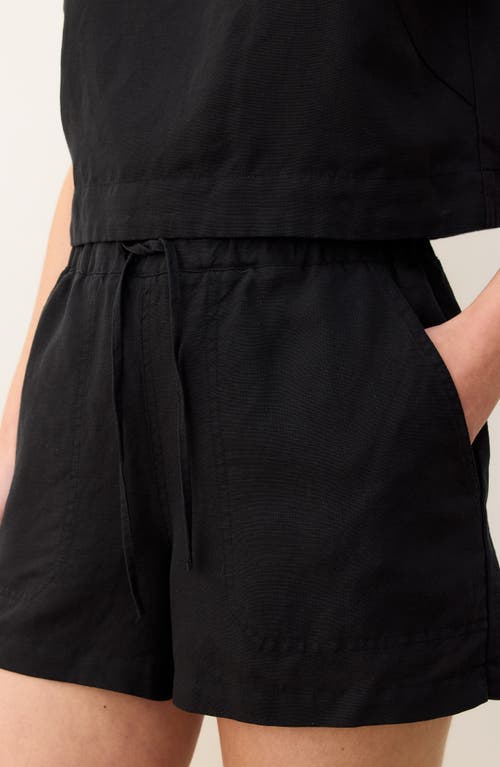MARINE LAYER MARINE LAYER LINEN BLEND DRAWSTRING SHORTS 