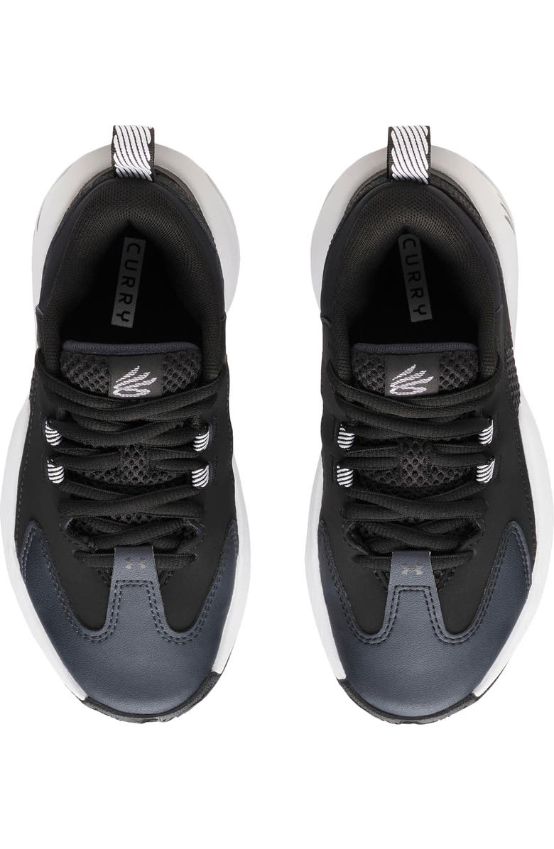 Under Armour Kids' Curry Sneaker, Alternate, color, Black