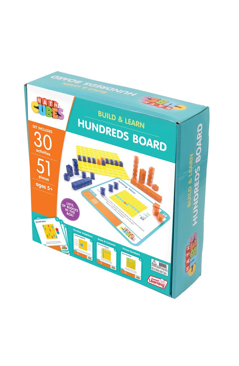 Junior Learning Mathcubes Board Activity Set, Alternate, color, Multicolored