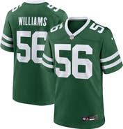 Nike Men's Nike Quincy Williams Legacy Green New York Jets Game Player Jersey