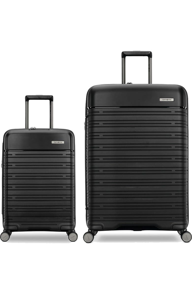 Samsonite Elevation Plus Global Carry On & Large Spinner 2-Piece Set, Main, color, Triple Black