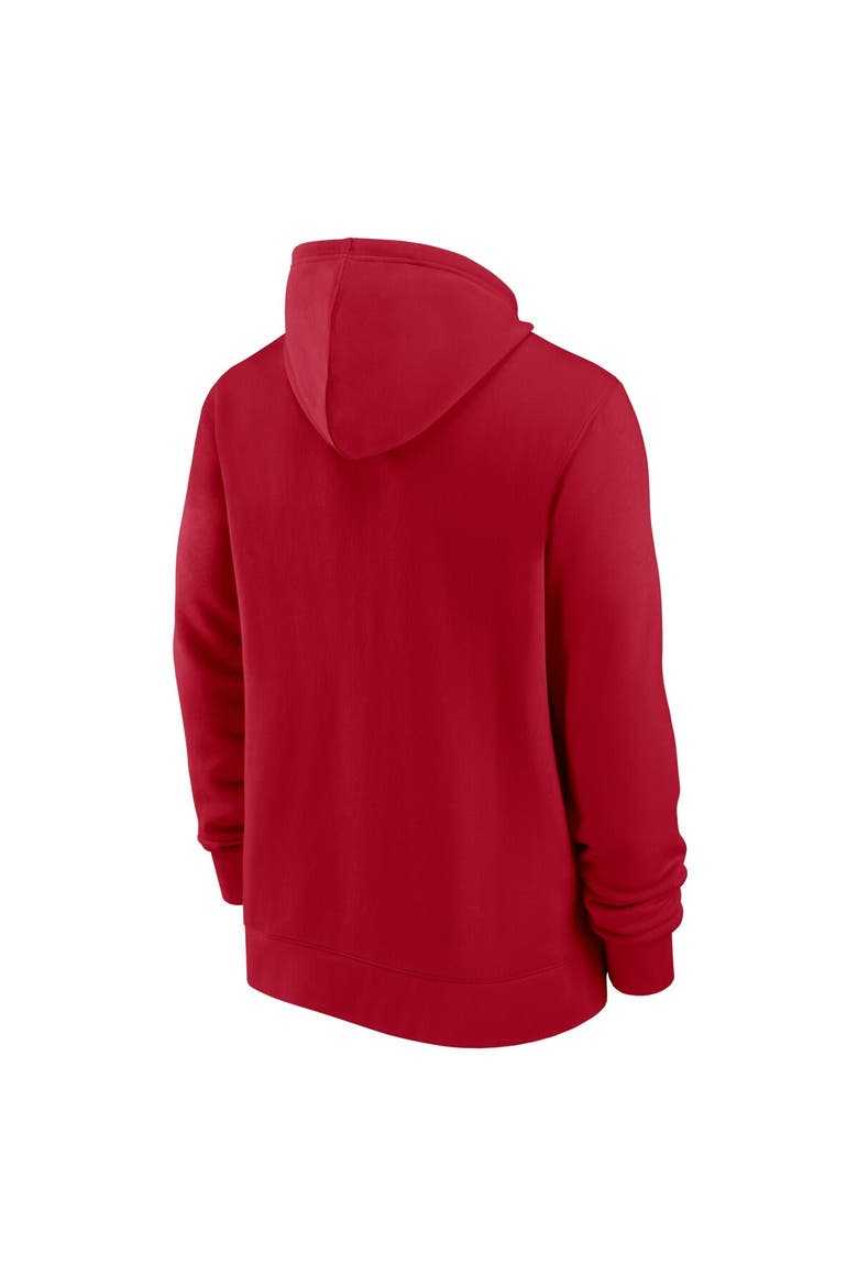 Men's Nike Scarlet San Francisco 49ers Surrey Full-Zip Hoodie, Alternate, color, Scarlet