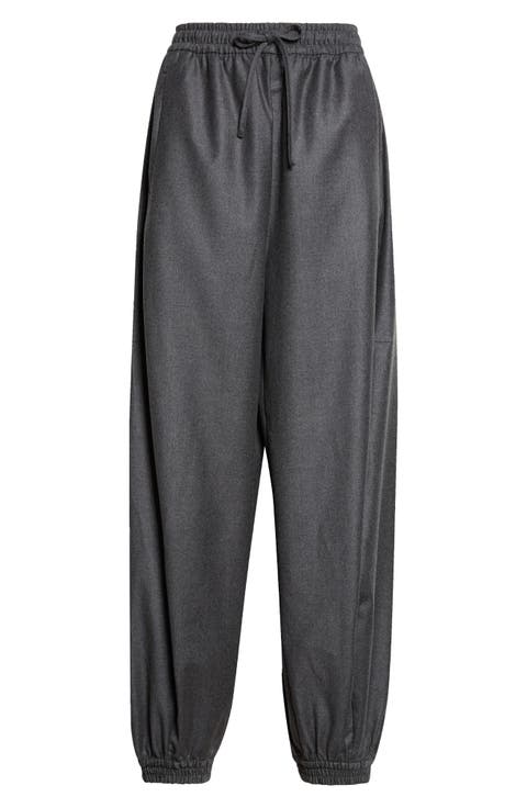 Virgin Wool Balloon Track Joggers