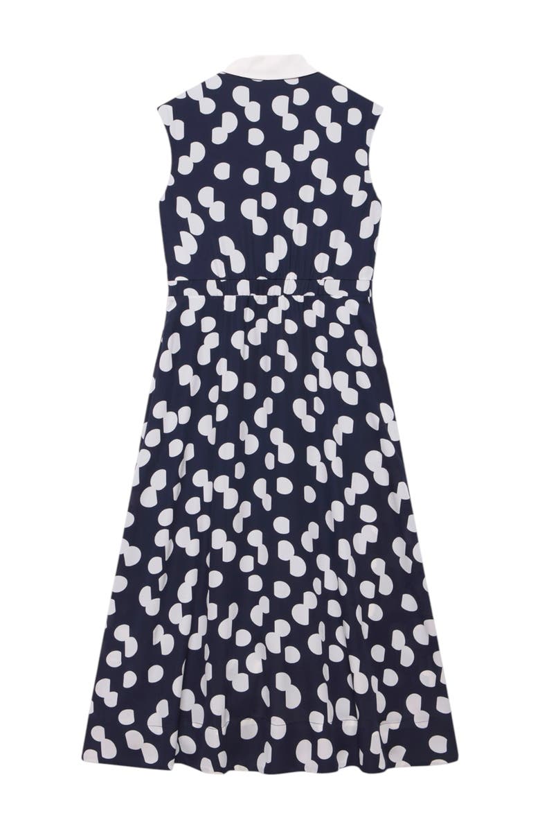 MINT VELVET Spot Halter Shirt Midi Dress, Alternate, color, 