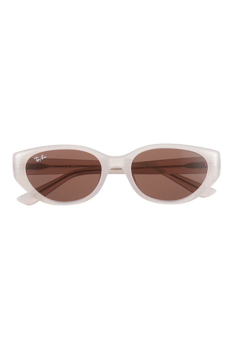55mm Pillow Sunglasses, Main, color, OPAL BEIGE