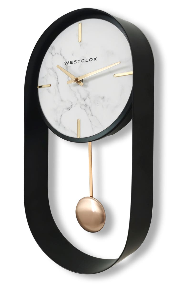 Westclox Modern Analog Pendulum Wall Clock, Alternate, color,
