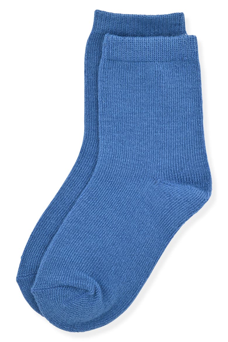 Print Fitted Two-Piece Pajamas & Socks Set, Alternate, color, GREY