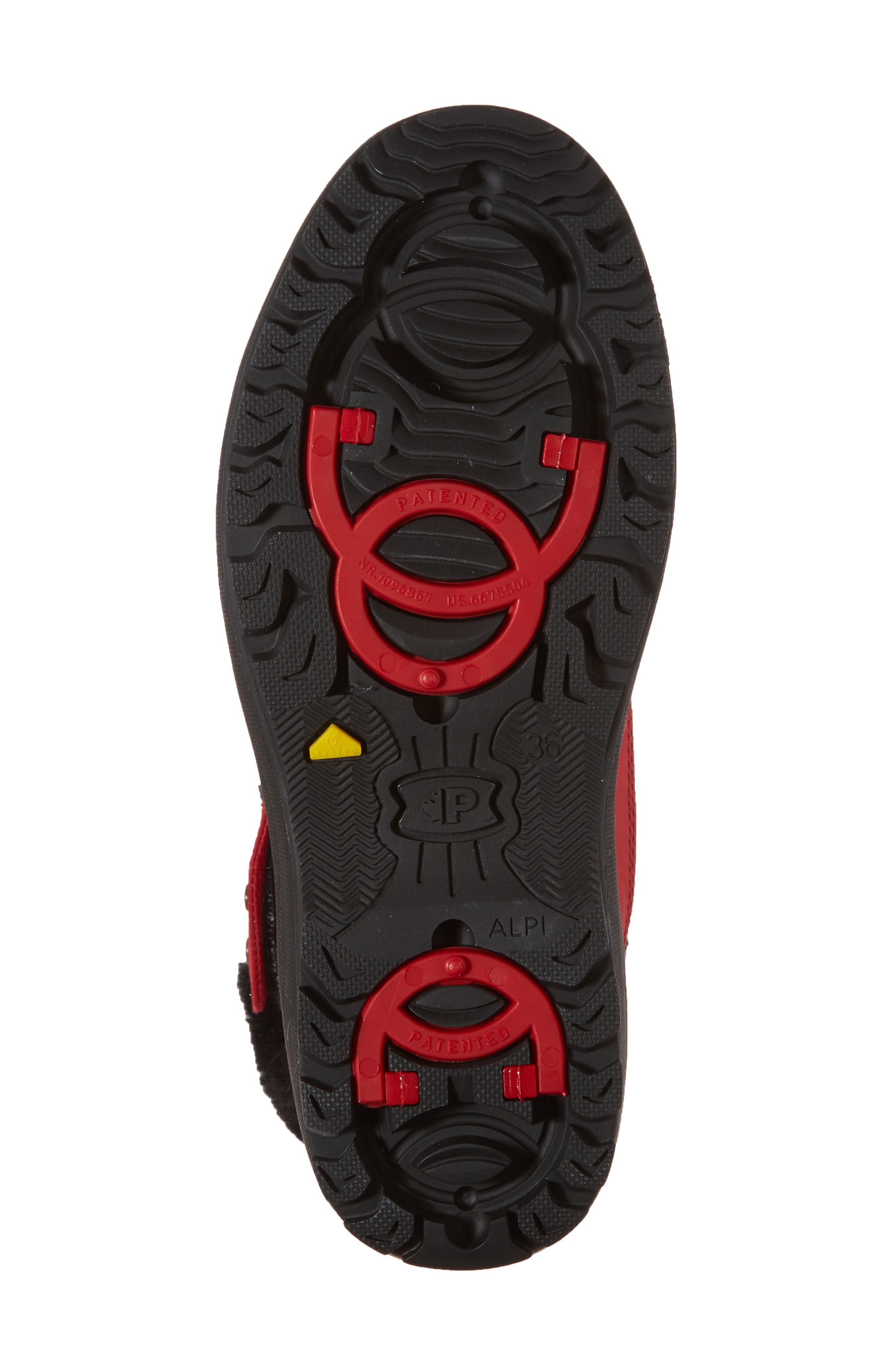 Shoes Moscou Snow Boot, Alternate, color, RED FABRIC