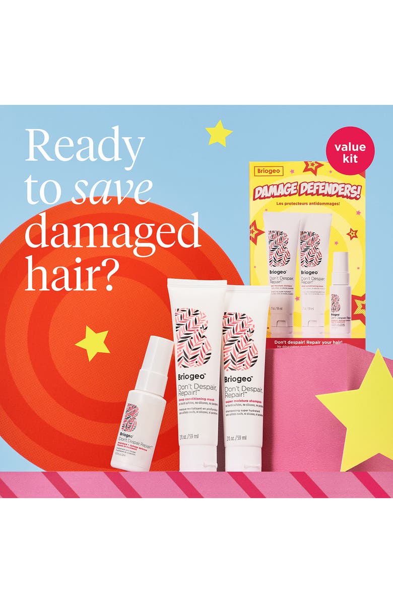 Briogeo Don't Despair, Repair!<sup>™</sup> Damage Defenders Set $37 Value, Alternate, color,