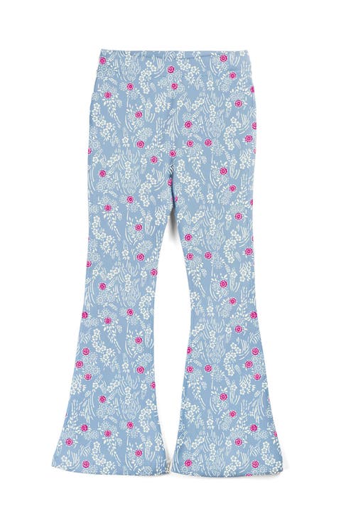 Organic Cotton Print Flare Leggings