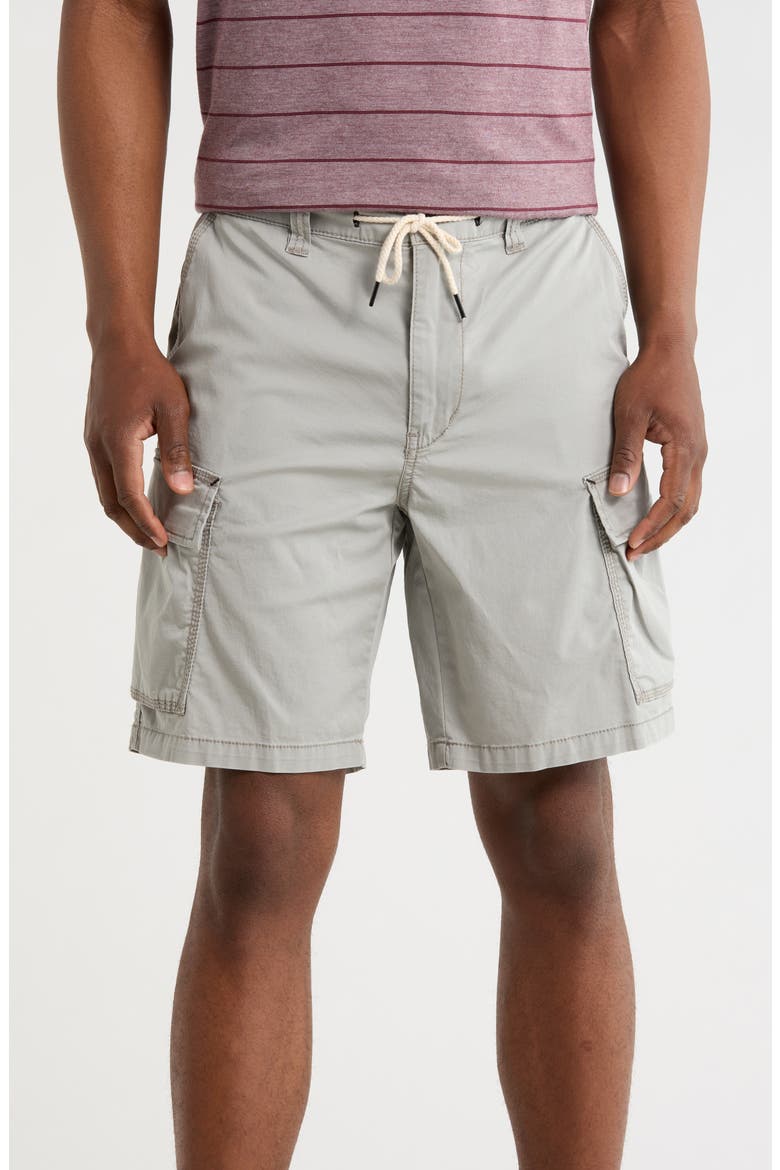 Porter Stretch Twill Cargo Shorts, Main, color, GREY CLOUD