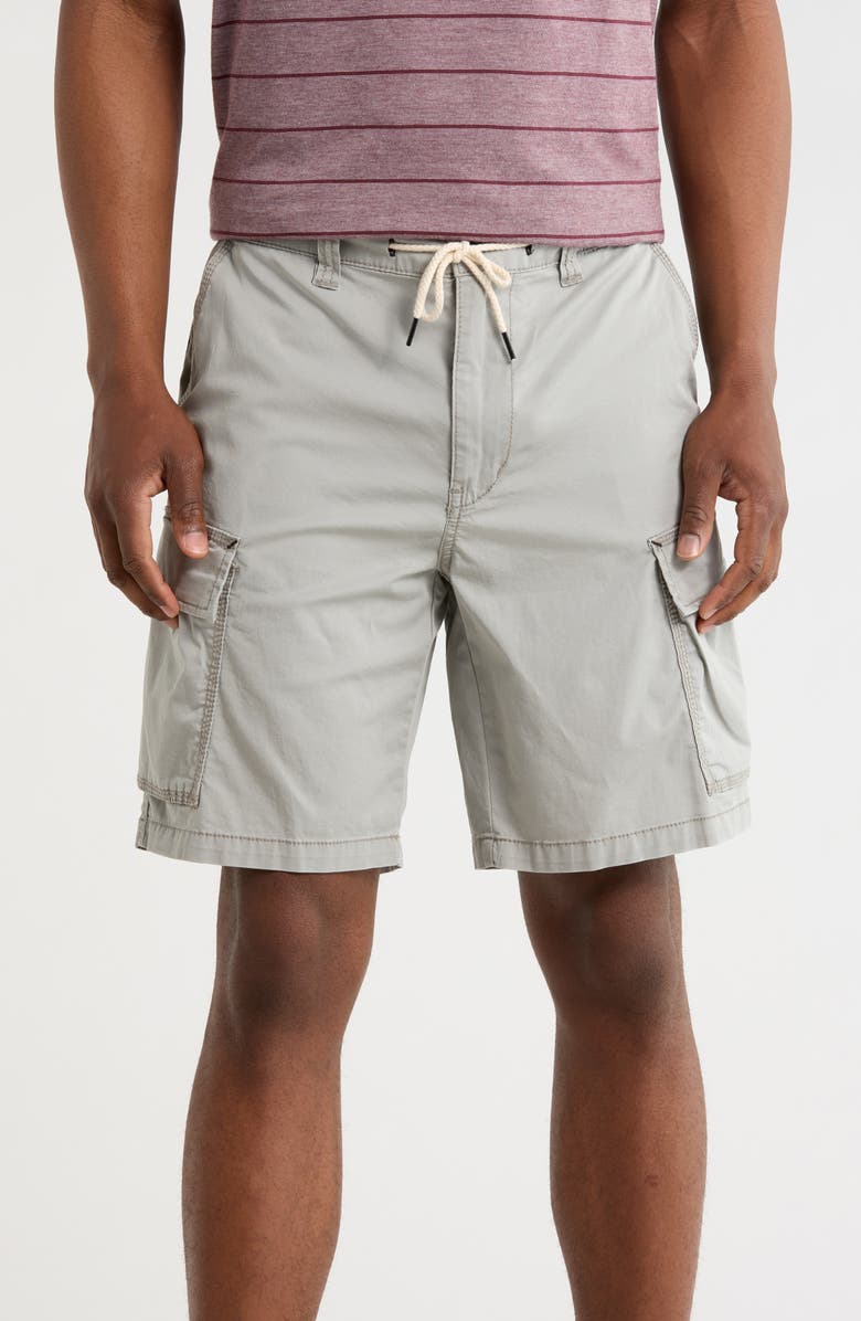 Union Porter Stretch Twill Cargo Shorts, Main, color, Grey Cloud