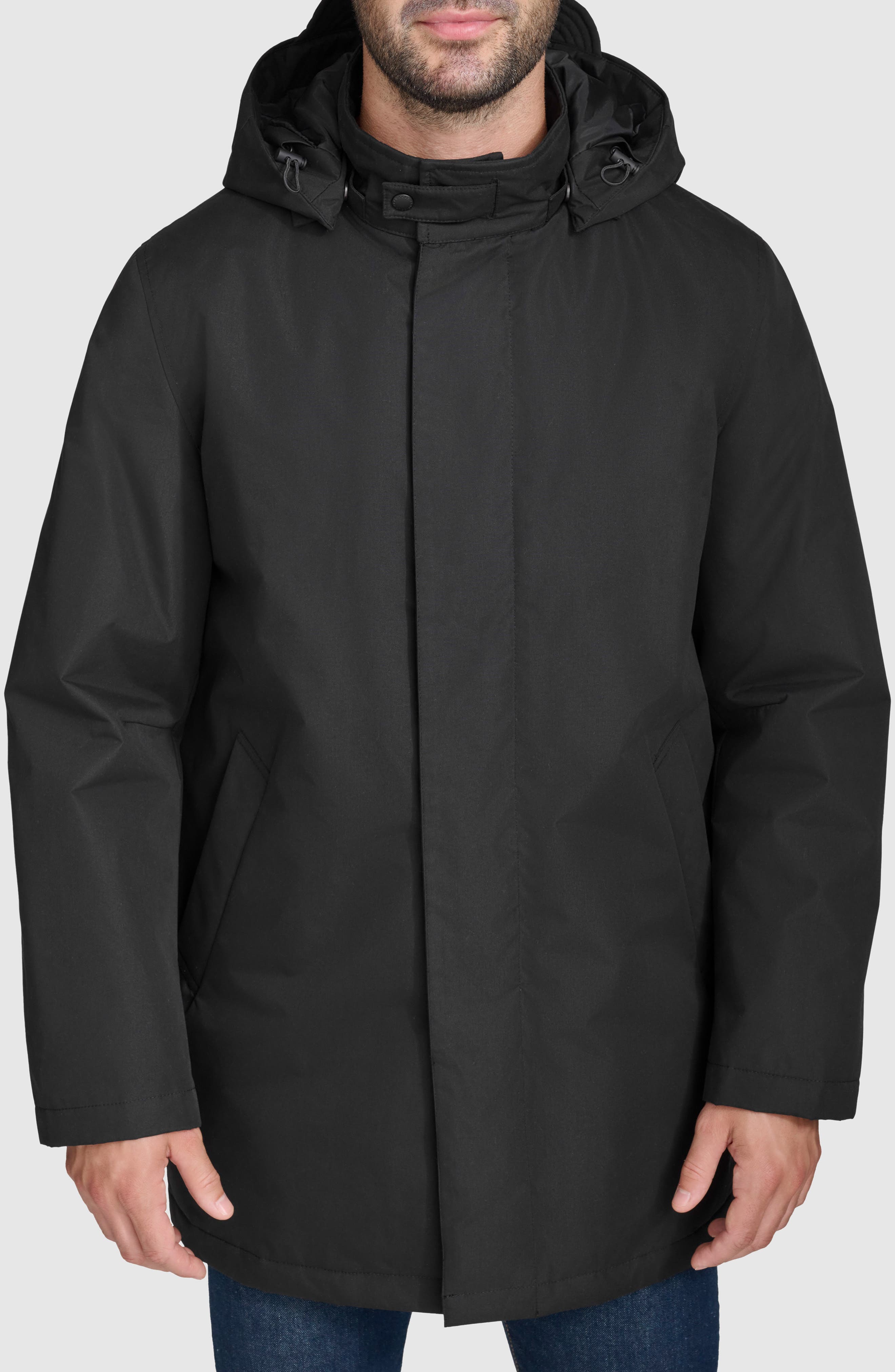 Cole Haan Signature Hooded Raincoat