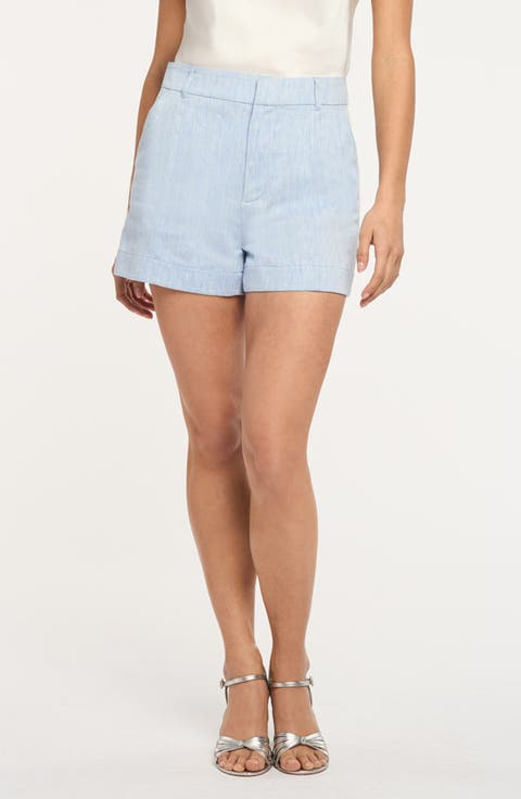 Tora Linen Blend Suiting Shorts